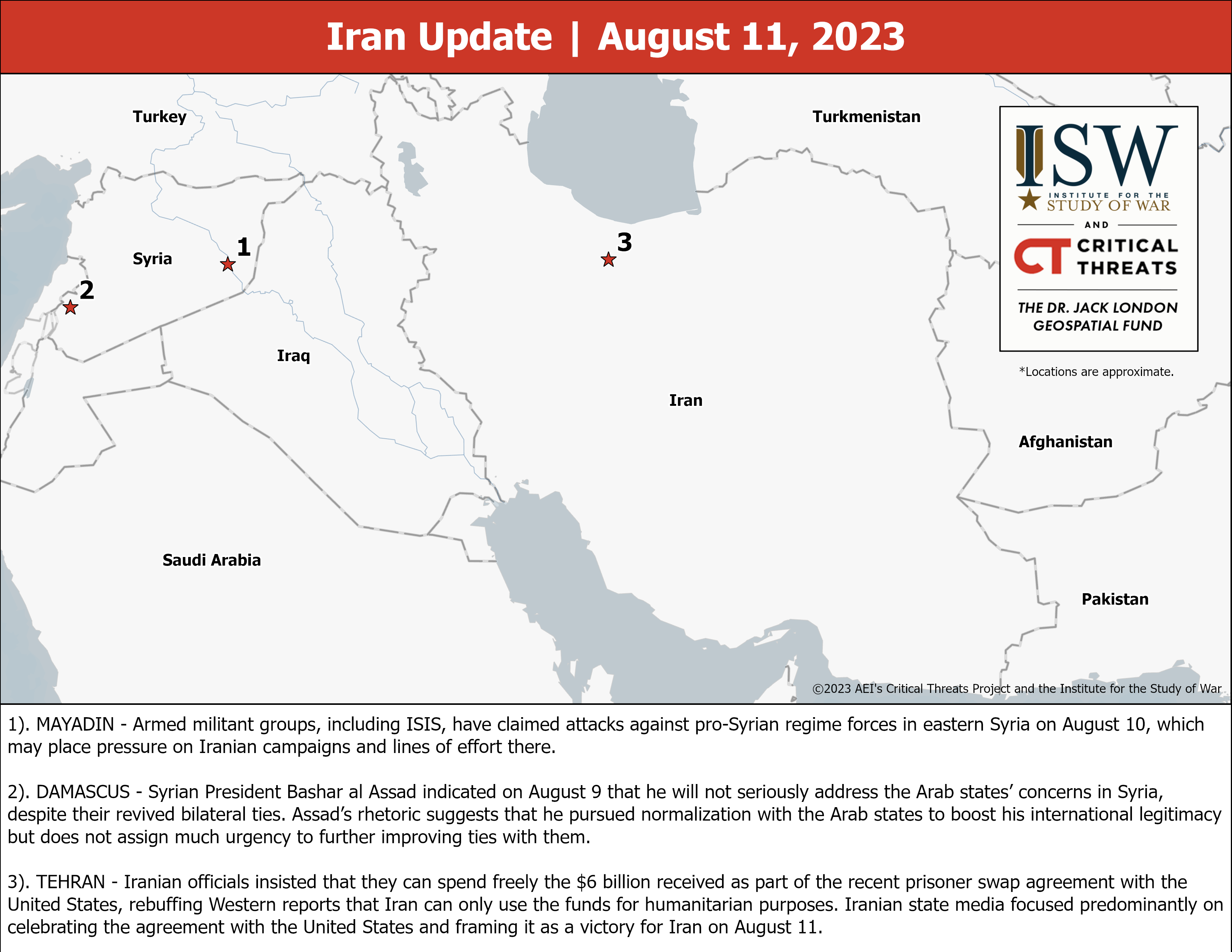 Iran Update, August 11, 2023 | Critical Threats