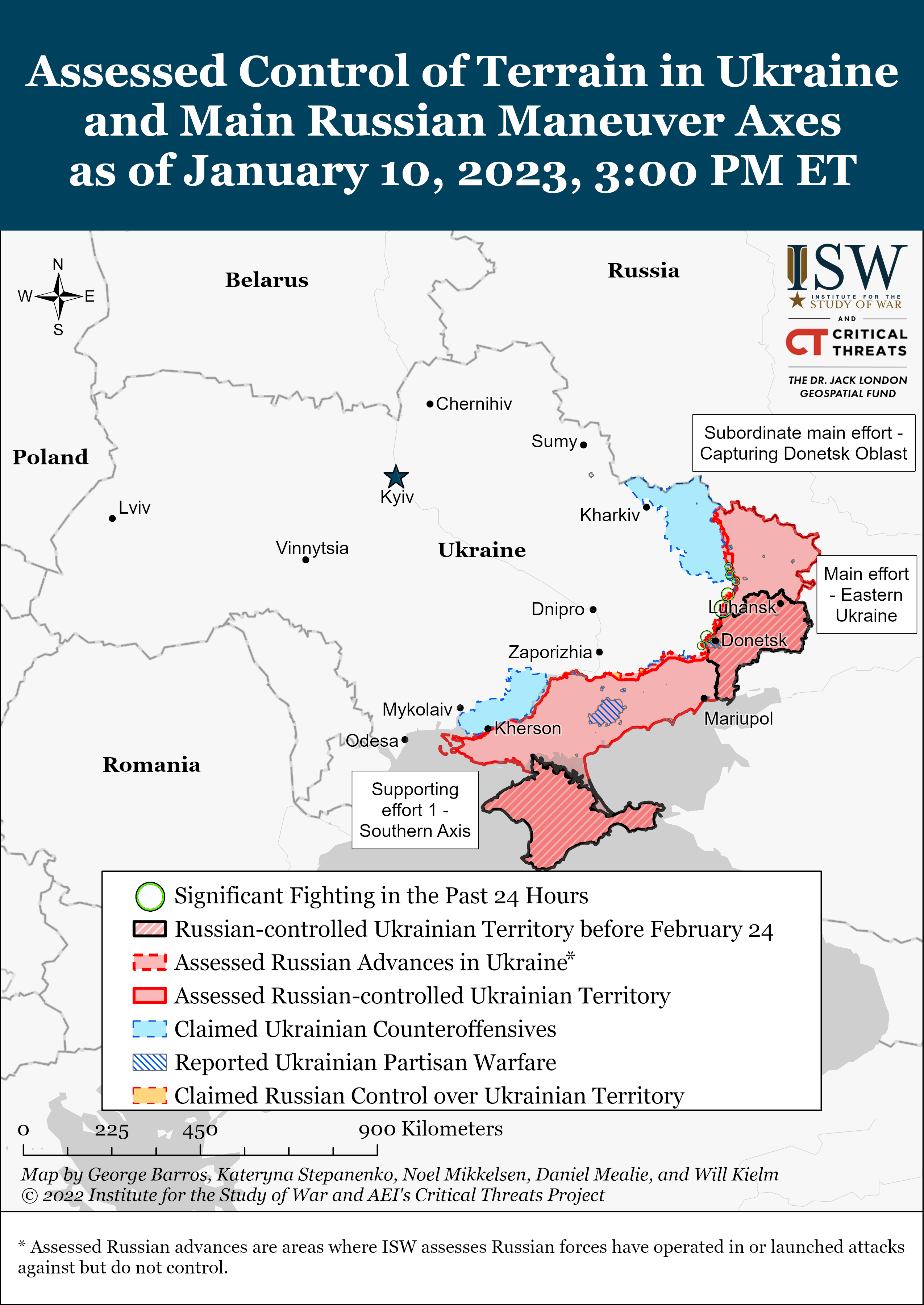 Russian Offensive Campaign Assessment, January 10, 2023