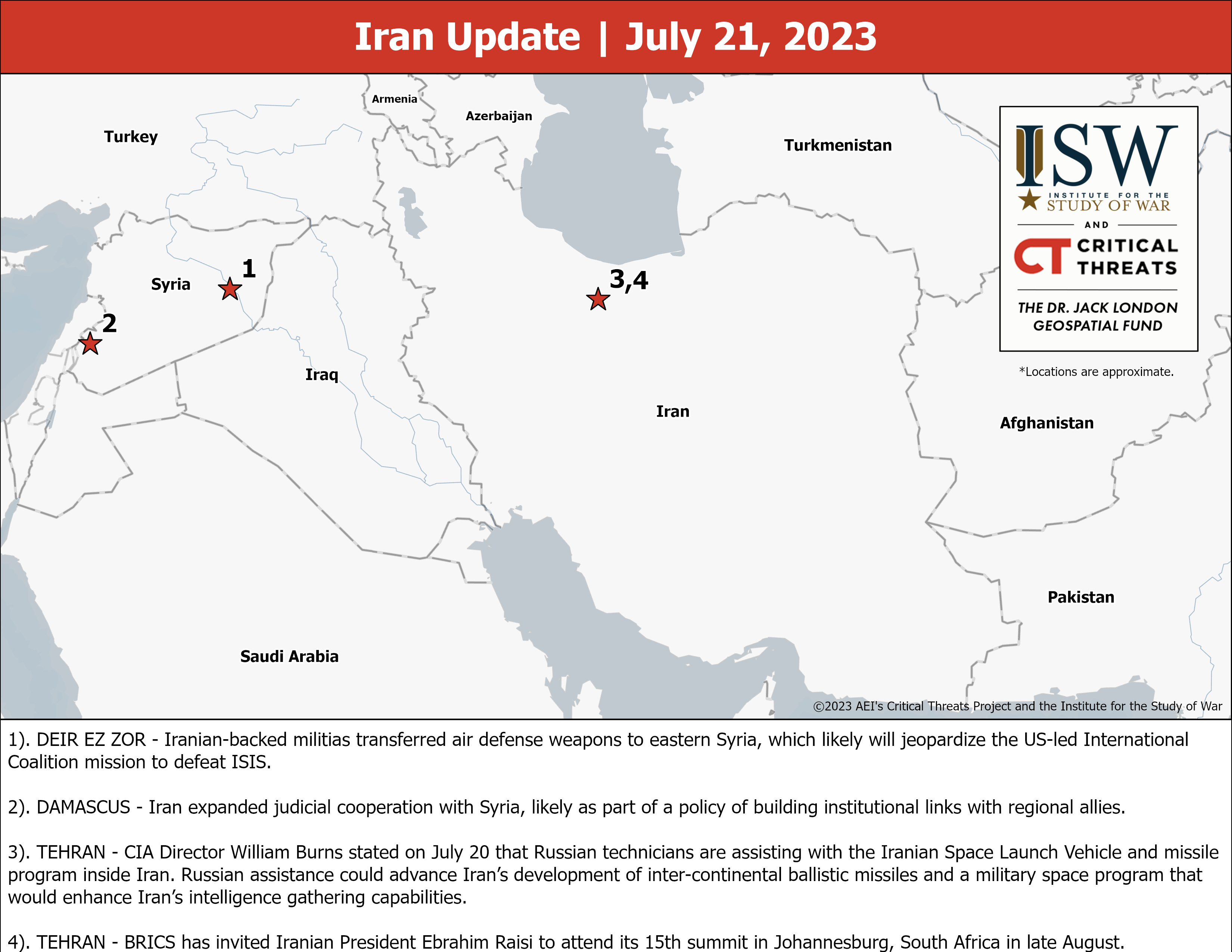 Iran Update, July 21, 2023 | Critical Threats