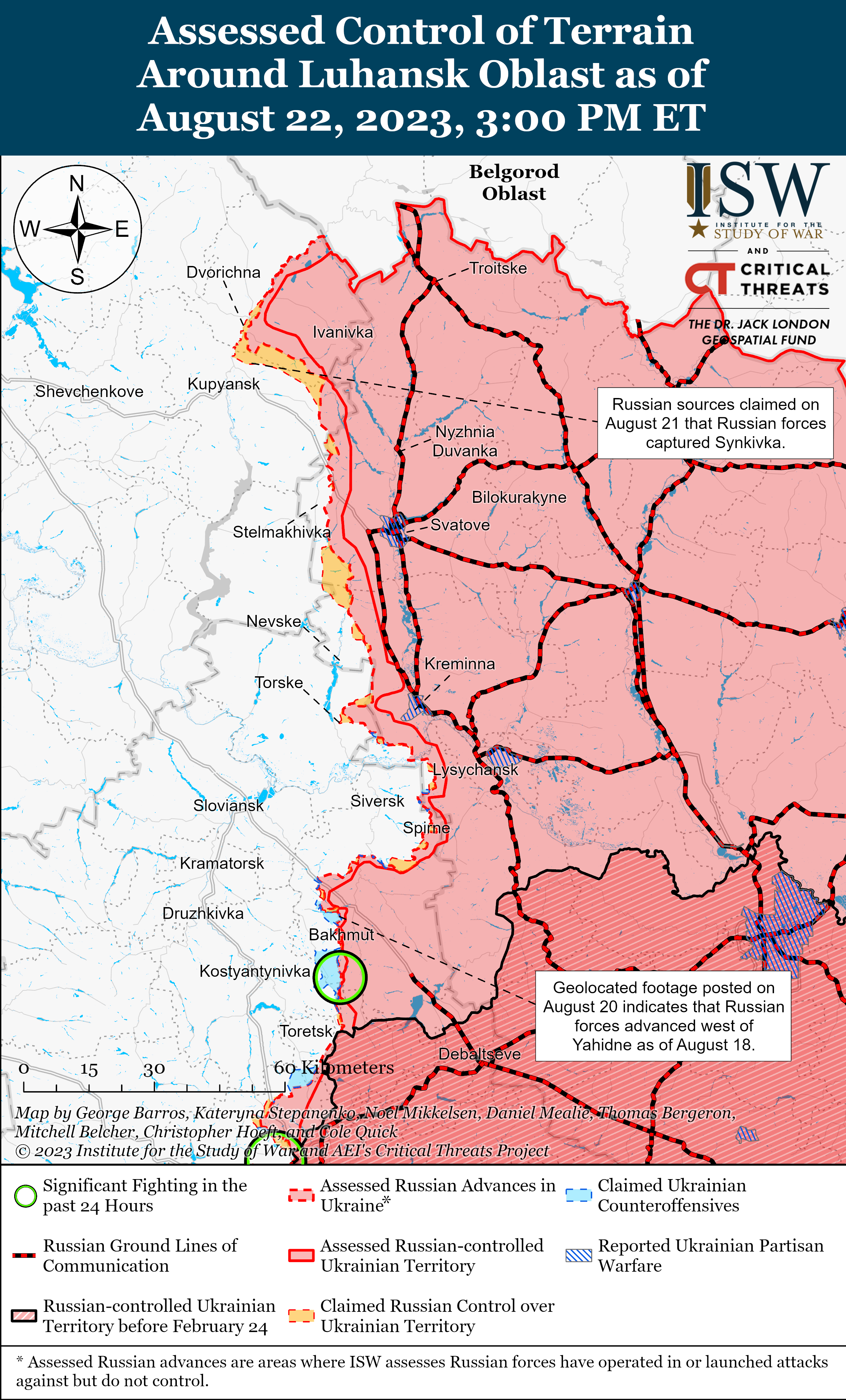 Luhansk Battle Map Draft August 222023