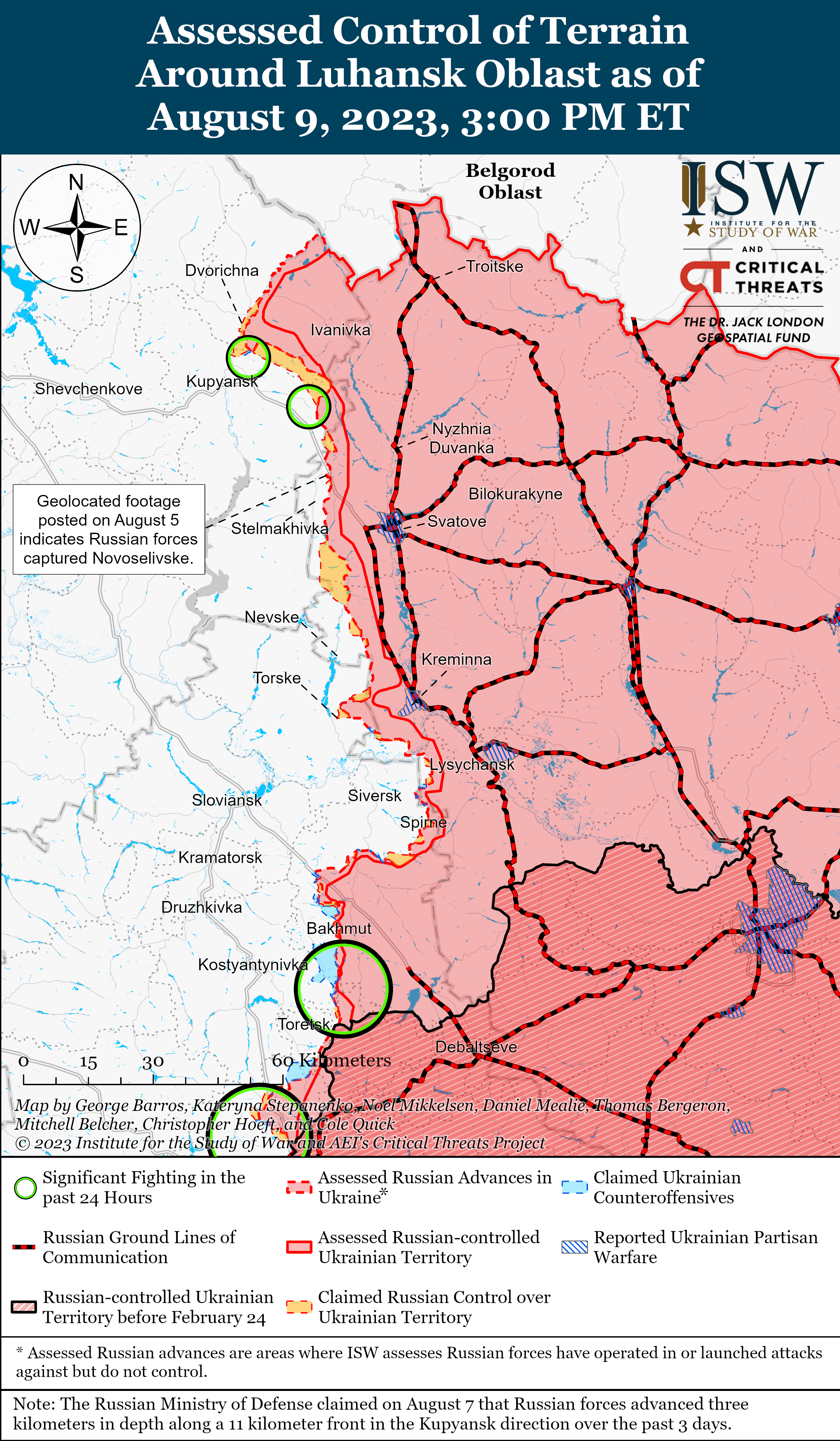 Luhansk Battle Map Draft August 92023
